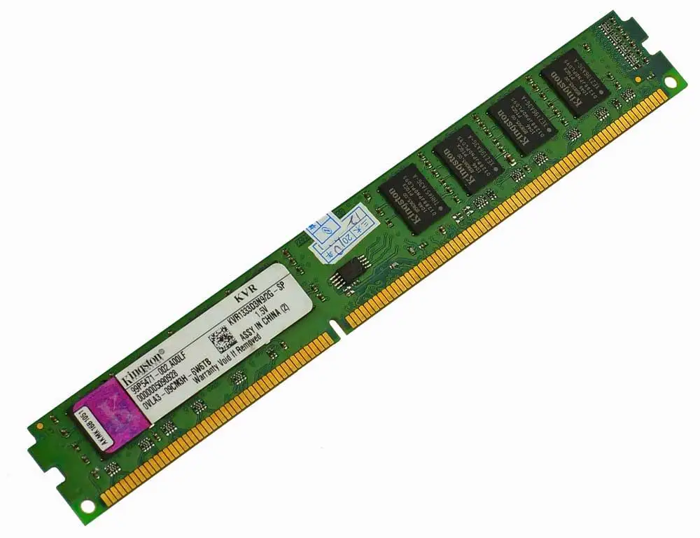 Оперативная память Kingston 2 GB DDR3 1333 MHz (KVR1333D3N9/2G) б/у